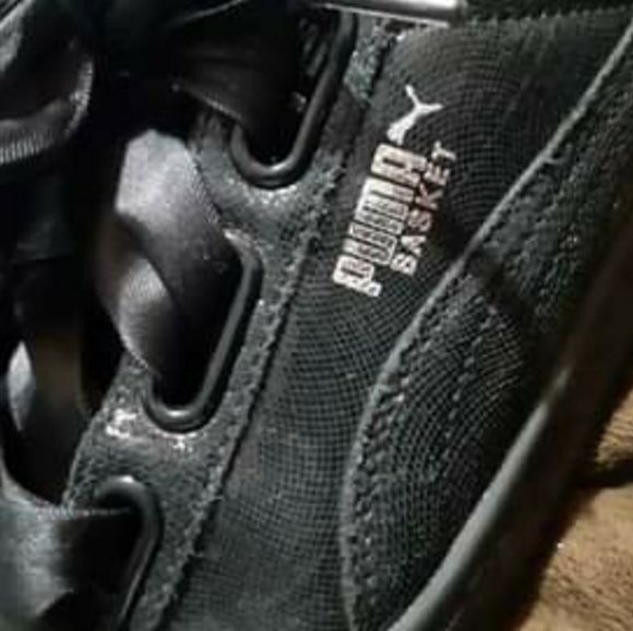PUMA Basket Ribbon Laced Shoes (9) - Picture 1 of 4